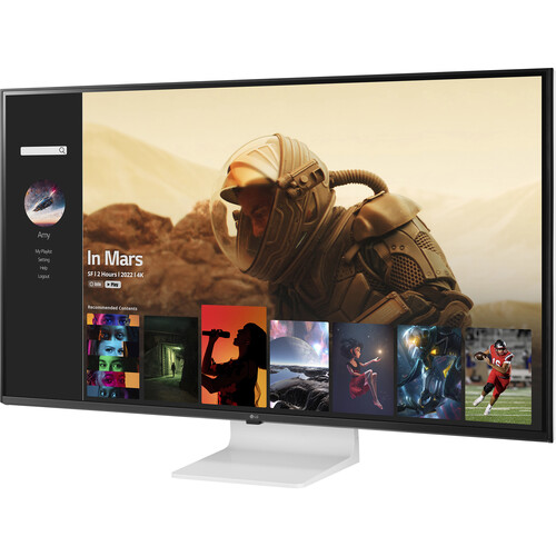LG 43SQ700S-W 43" 4K UHD IPS MyView Smart Monitor with webOS — image 2 of 6