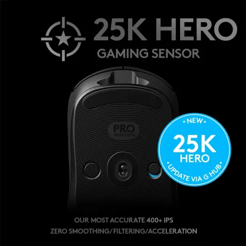 Logitech G PRO Wireless Gaming Mouse Black — image 3 of 6