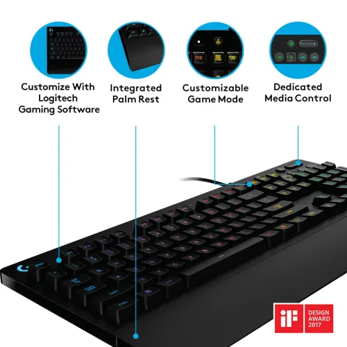 Logitech G213 Prodigy Gaming Keyboard — image 6 of 6