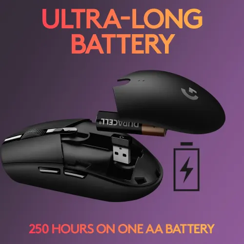 Logitech G304 Hero Lightspeed Wireless Gaming Mouse — image 4 of 5