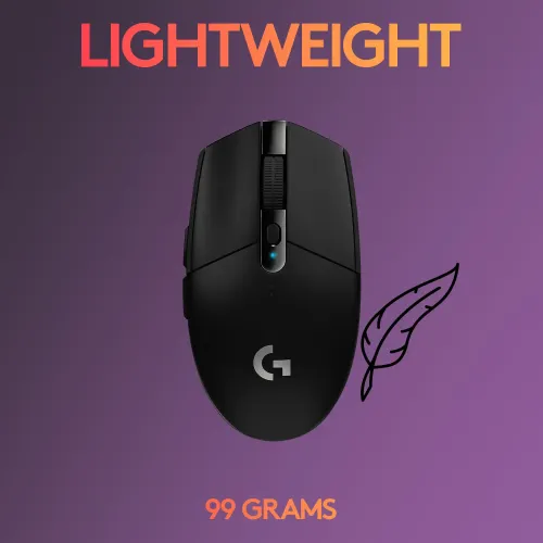 Logitech G304 Hero Lightspeed Wireless Gaming Mouse — image 5 of 5