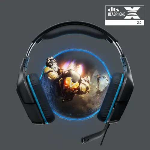 Logitech G431 7.1 Surround Sound Gaming Headphone Black — image 2 of 6