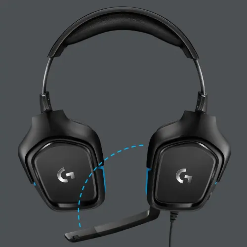 Logitech G431 7.1 Surround Sound Gaming Headphone Black — image 5 of 6