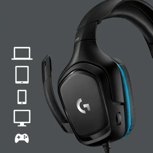 Logitech G431 7.1 Surround Sound Gaming Headphone Black — image 6 of 6