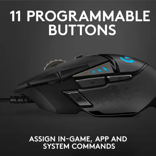 Logitech G502 HERO High Performance RGB Gaming Mouse — image 6 of 6
