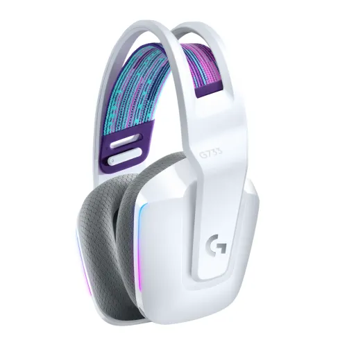 Logitech G733 LIGHTSPEED Wireless RGB Gaming Headset White — image 2 of 3