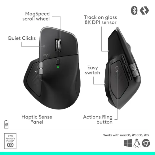 Logitech MX Master 4 Wireless Mouse — image 4 of 5