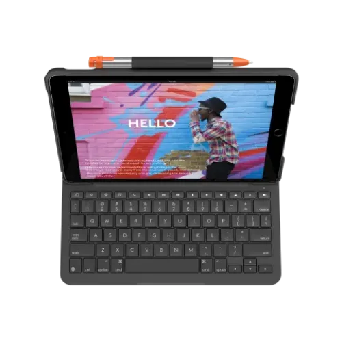 Logitech Slim Folio Keyboard Case for iPad — image 2 of 3
