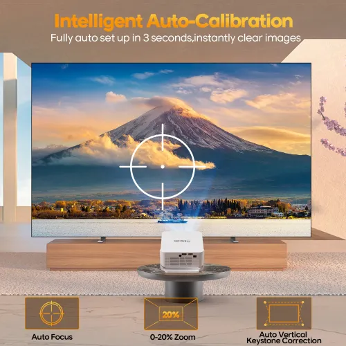Magcubic HY300Max 400 ANSI Android 14 Portable Projector — image 3 of 6