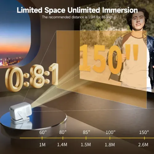 Magcubic HY310X Mini Android Projector — image 2 of 4