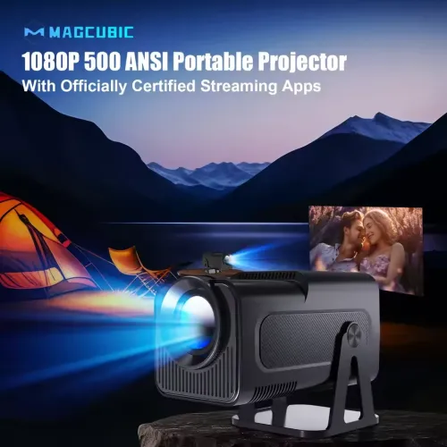 Magcubic HY320 NTV 390 ANSI FHD Android Portable Projector — image 5 of 5