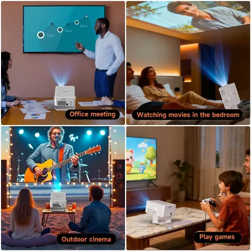 Magcubic HY450 Max 1100 ANSI Android 14 Portable Projector — image 3 of 4