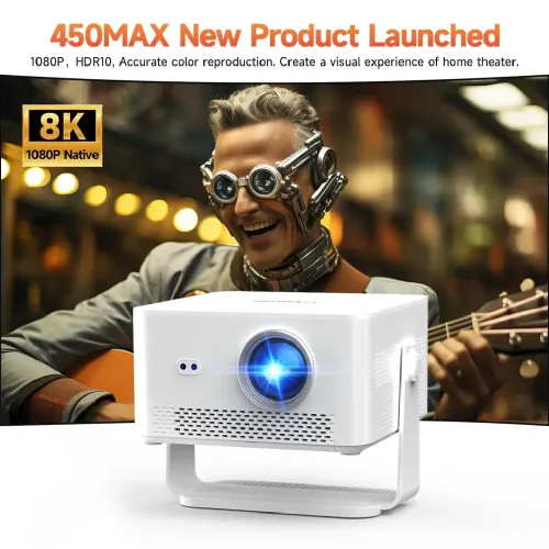 Magcubic HY450 Max 1100 ANSI Android 14 Portable Projector — image 4 of 4