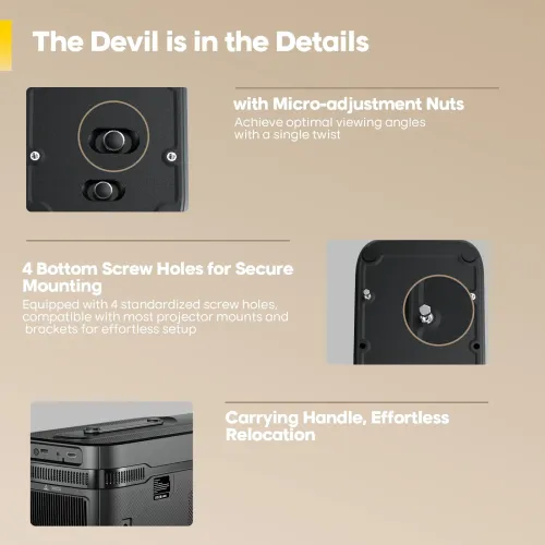 Magcubic HY450C 900 ANSI Android 11 Ultra Short Throw Projector — image 5 of 5