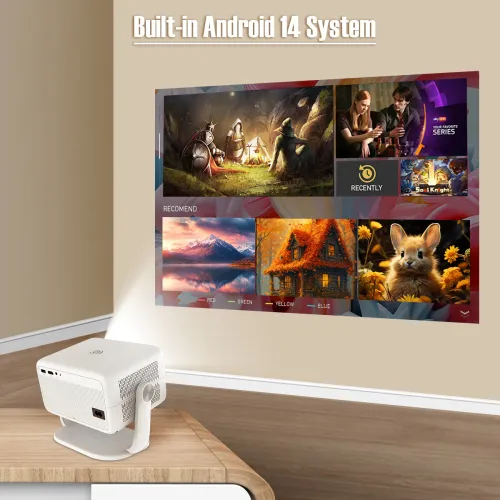 Magcubic L018 650 ANSI Android 14 Portable Projector — image 3 of 5