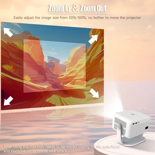 Magcubic L018 650 ANSI Android 14 Portable Projector — image 4 of 5