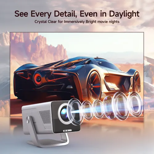 Magcubic X7 1000 ANSI Android 14 Home Theater Projector — image 4 of 6