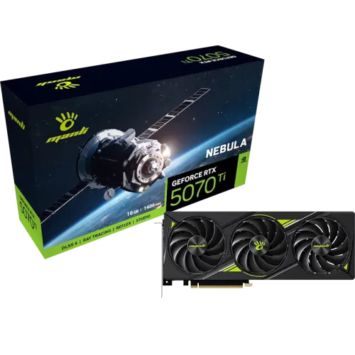 Manli Nebula GeForce RTX 5070 Ti 16GB GDDR7 Graphics Card