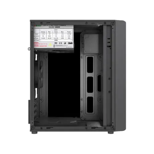 MaxGreen 17303 Mid-Tower M-ATX Casing With 200W PSU — image 3 of 5