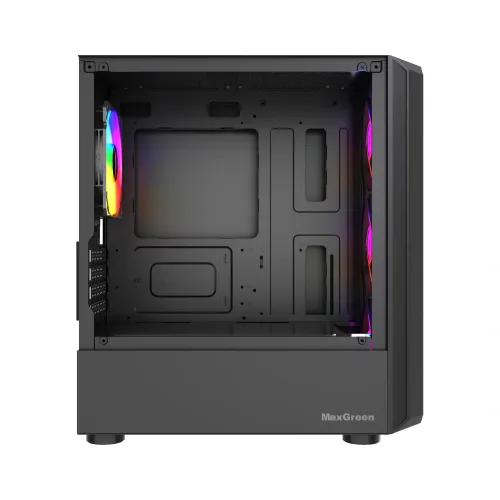 MaxGreen 315 Wood M-ATX Mid-Tower Gaming Casing — image 4 of 6