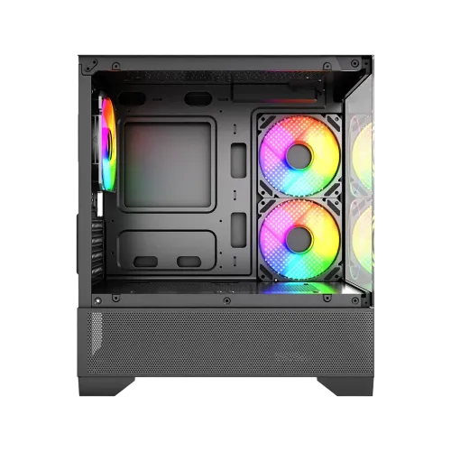 MaxGreen 350 Mid-Tower M-ATX Gaming Case With 3 ARGB Fan — image 3 of 5