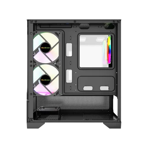 MaxGreen 350 Mid-Tower M-ATX Gaming Case With 3 ARGB Fan — image 5 of 5