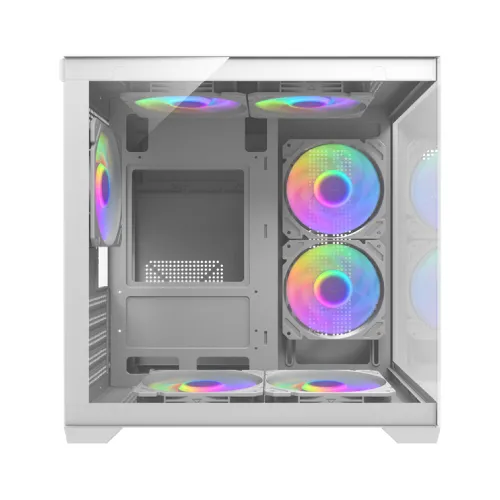 MaxGreen Bright Wave F7 Mid Tower M-ATX Gaming Casing With 7x ARGB Fan — image 5 of 6