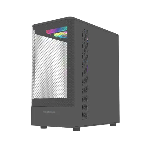 MaxGreen Curve Mesh 311 Mid Tower mATX Gaming Casing — image 4 of 6