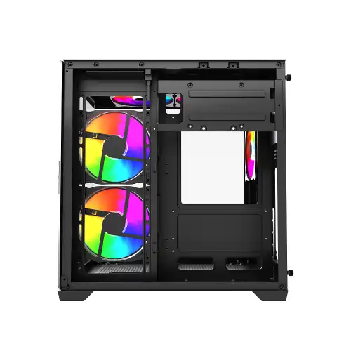 MaxGreen E275-S02 ARGB M-ATX Mid-Tower Gaming Casing With 5x ARGB Fan — image 4 of 4