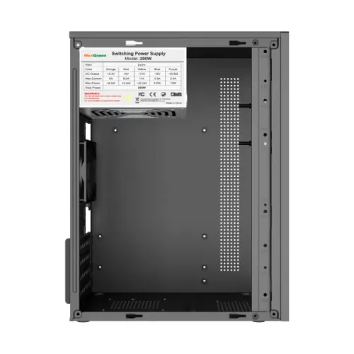 MaxGreen H2 M-ATX Case With 200W Power Supply — image 3 of 4