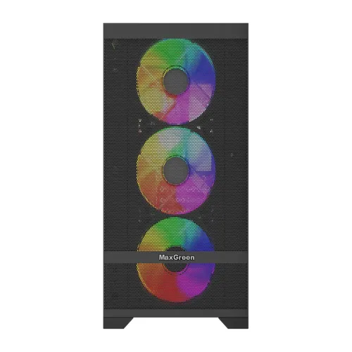 MaxGreen Mesh Pro A10 M-ATX Mid-Tower Gaming Casing — image 2 of 5