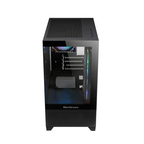 MaxGreen Panora F3 Mid-Tower M-ATX Gaming Casing — image 3 of 4