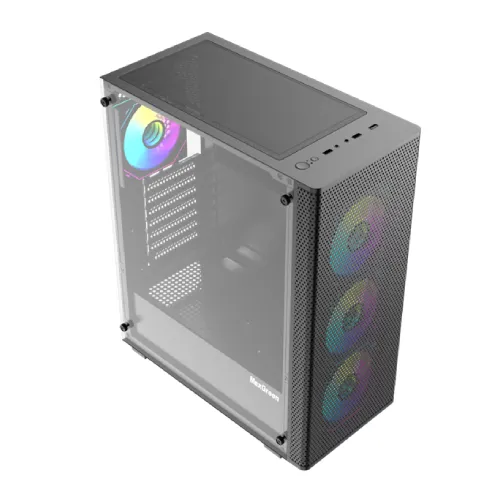 MaxGreen PS195-15 Mid Tower ATX Gaming Casing With 4x M57 ARGB Fan — image 2 of 6