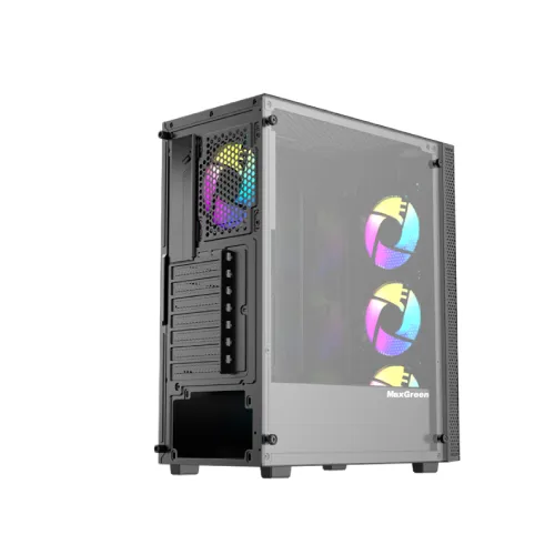 MaxGreen PS195-15 Mid Tower ATX Gaming Casing With 4x M57 ARGB Fan — image 4 of 6