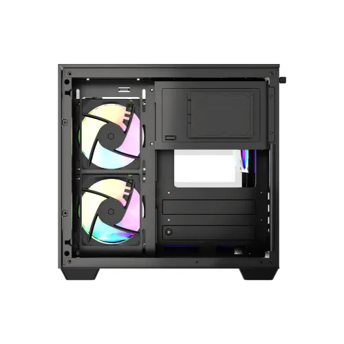 MaxGreen S275-33 Mid-Tower M-ATX Casing With 3x MaxGreen M57 ARGB Fan — image 4 of 5