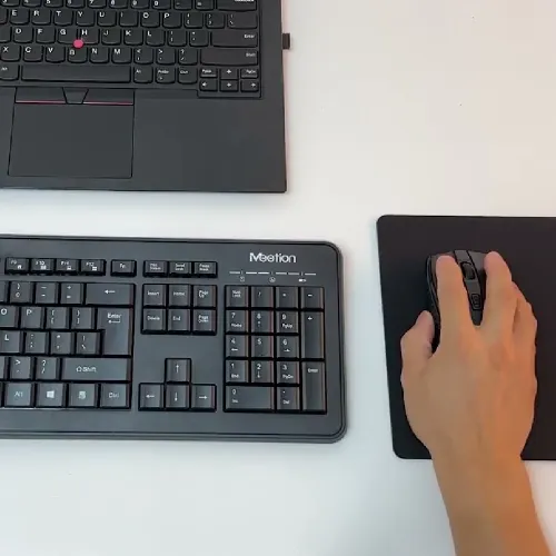 Meetion MT-C4120 Little Wireless Keyboard Mouse Combo with Bangla — image 4 of 5