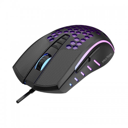 Meetion MT-GM015 Lightweight Honeycomb RGB Backlit Gaming Mouse — image 2 of 5