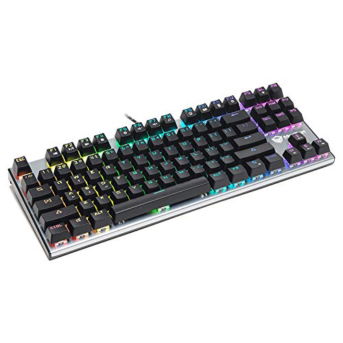 Meetion MT-MK04 TKL RGB Backlit Mechanical Blue Switch Gaming Keyboard — image 4 of 5