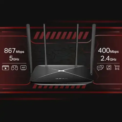 Mercusys AC12G AC1300 1300Mbps Dual Band Gigabit Router — image 3 of 4