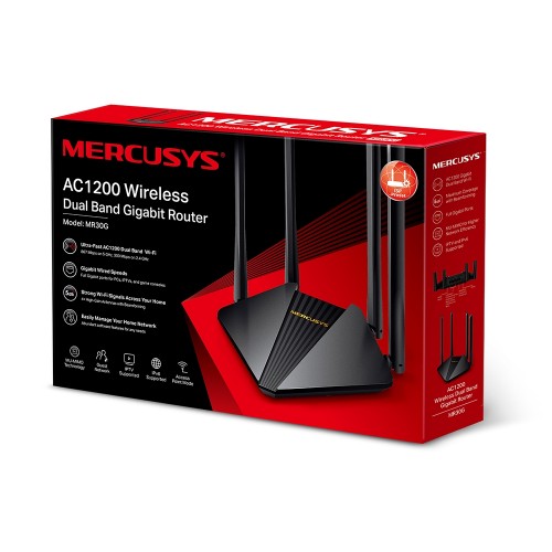 Mercusys MR30G AC1200 Dual Band Gigabit Router — image 4 of 4