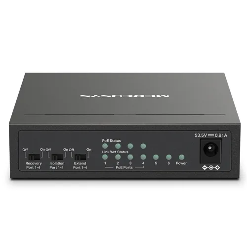 Mercusys MS106LP 6-Port 10/100Mbps PoE Desktop Switch — image 3 of 3