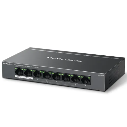 Mercusys MS108GP 8-Port PoE Gigabit Desktop Switch — image 2 of 3