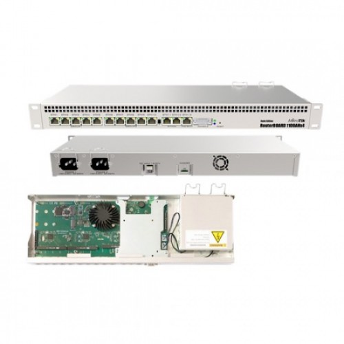 Mikrotik RB1100AHX4 (Dude Edition With Sata Port) Rackmount 13X Gigabit Ethernet Router — image 2 of 2