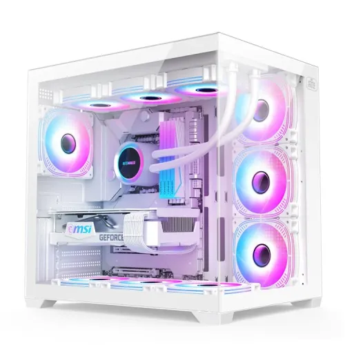 Monarch City Ranger X7 ARGB Mid-Tower ATX Gaming Case White — image 2 of 6