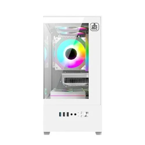Monarch Ice Cooler X5 ARGB Desktop Gaming Case White — image 3 of 4