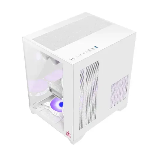 Monarch Mystery Mini Box X5 RGB Gaming Case White — image 4 of 4