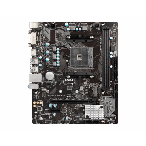 MSI B450M-A PRO MAX AMD AM4 Motherboard — image 2 of 5