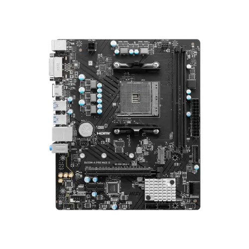 MSI B450M-A PRO MAX II AMD AM4 Motherboard — image 2 of 5