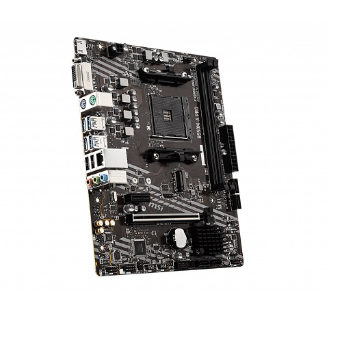 MSI B550M-A PRO DDR4 AMD AM4 Micro ATX Motherboard — image 4 of 5