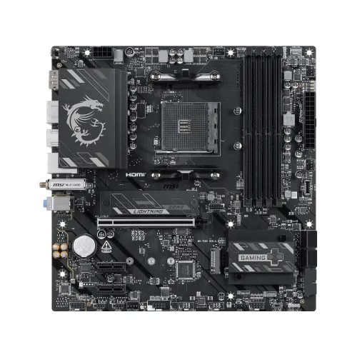 MSI B550M GAMING PLUS WIFI6E AMD AM4 mATX Motherboard — image 2 of 5